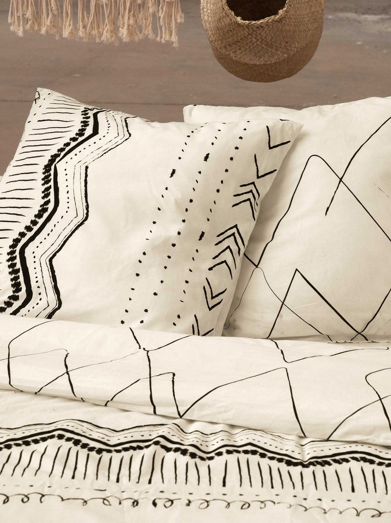 Parure de lit BERBÈRE Ecru - Kiabi