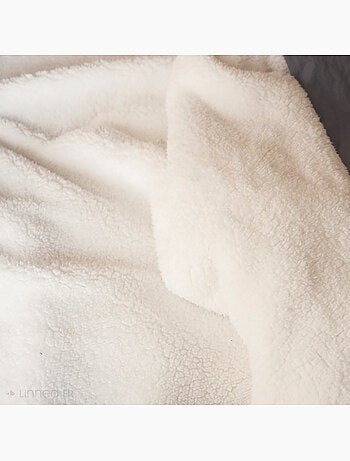 Parure de lit bi-matière microfibre et sherpa collection SHERPA