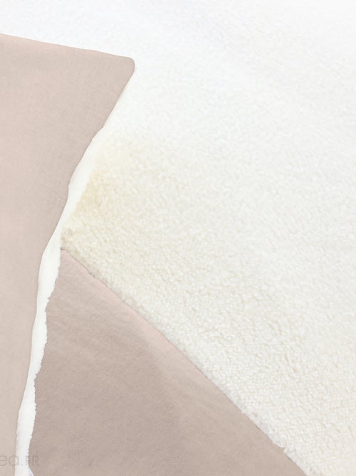 Parure de lit bi-matière microfibre et sherpa collection SHERPA - Kiabi