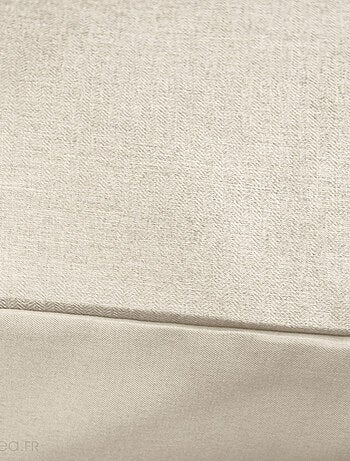 Parure de lit bi-matière microfibre SENSATION FLANELLE