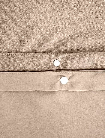 Parure de lit bi-matière microfibre SENSATION FLANELLE