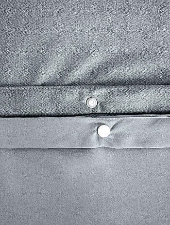 Parure de lit bi-matière microfibre SENSATION FLANELLE