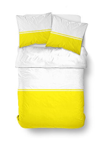 Parure de lit bicolore coton SUMMER