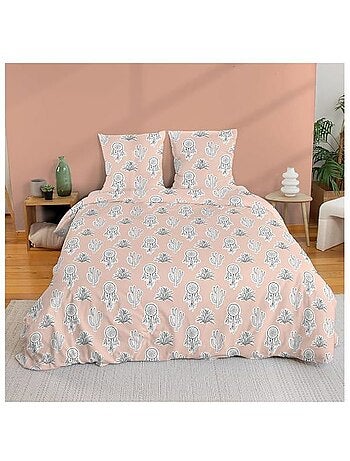 Parure de lit bohème microfibre 3 pièces