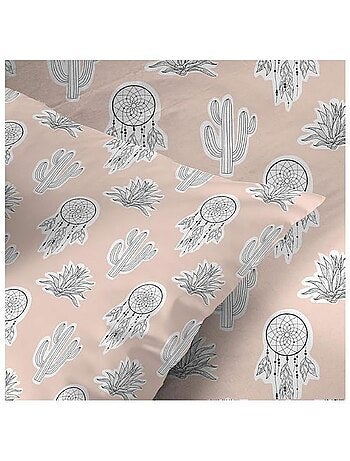 Parure de lit bohème microfibre 3 pièces