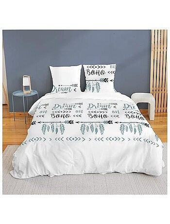 Parure de lit bohème microfibre 3 pièces