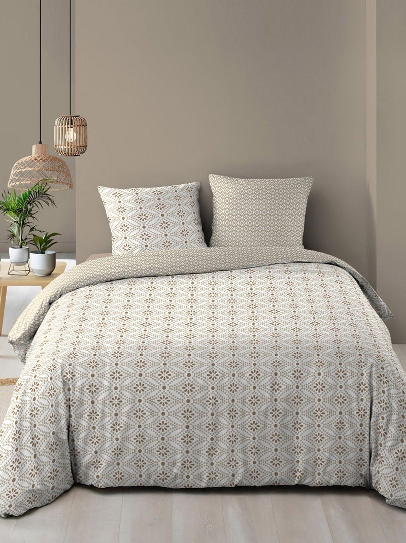 Parure de lit Brianna Beige - Kiabi