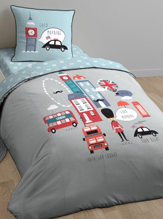 Parure de lit BRITISH MORNING coton