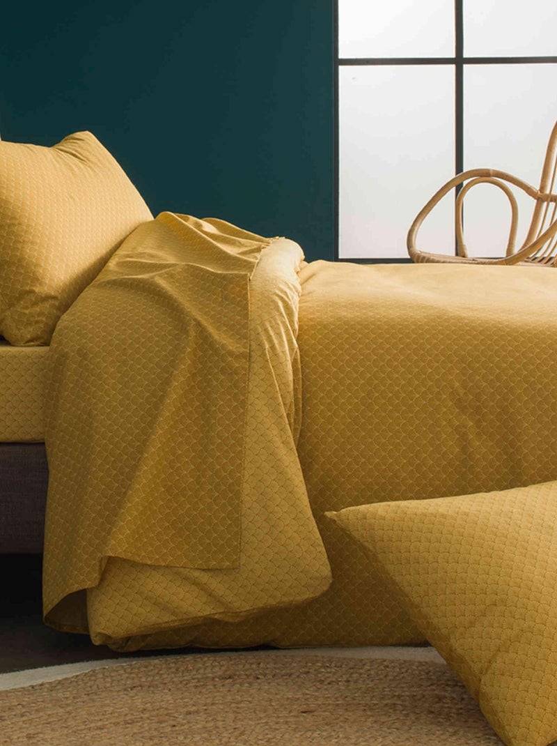 Parure de lit CAMILLE Jaune - Kiabi