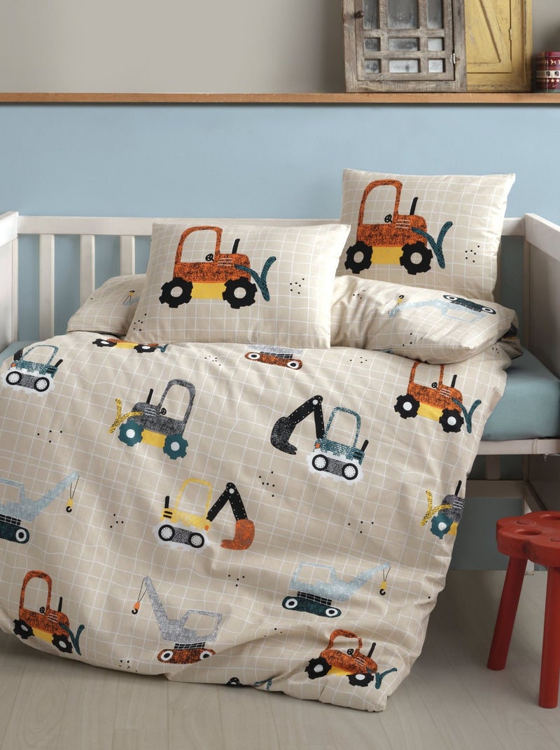 Parure de lit Camion Beige - Kiabi