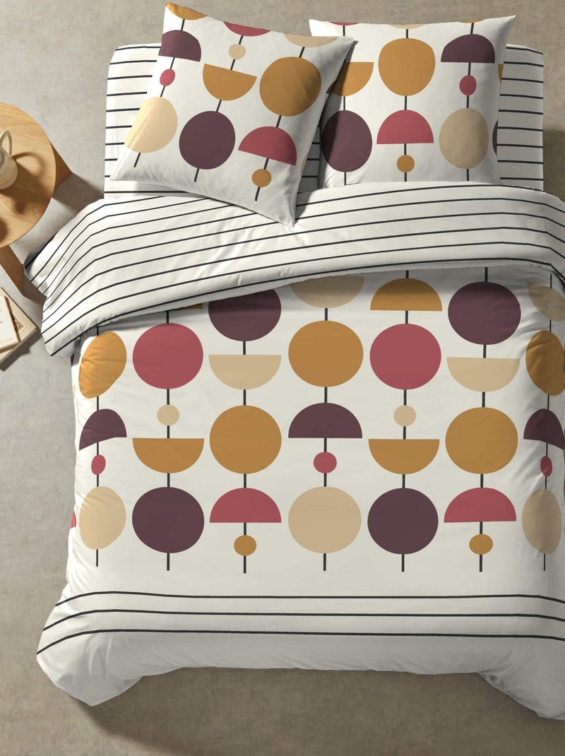 Parure de lit CERCLO Ecru - Kiabi
