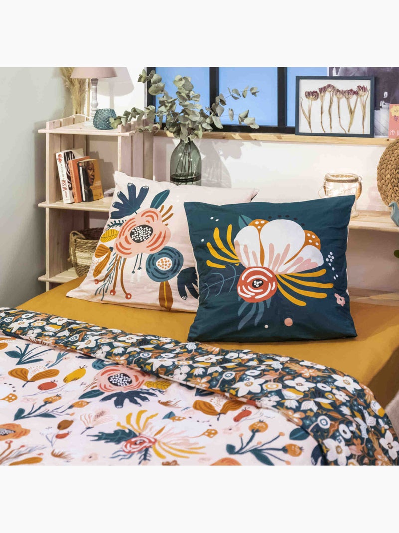 Parure de lit CHAMPETRE Rose - Kiabi