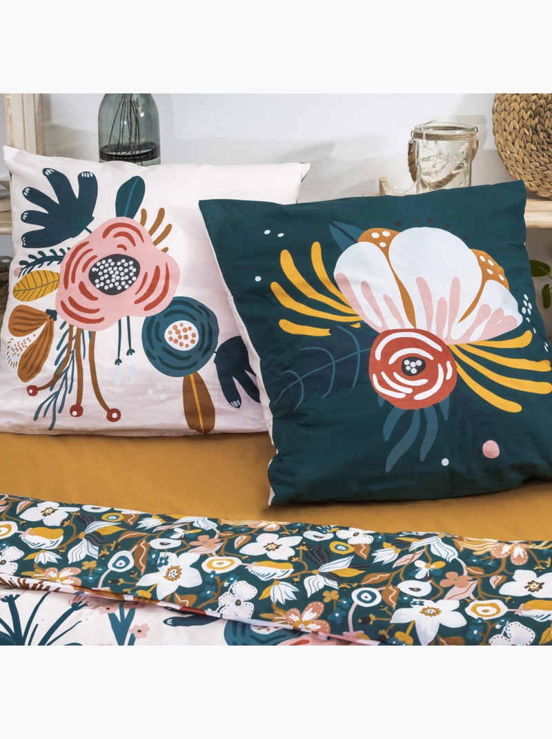 Parure de lit CHAMPETRE Rose - Kiabi