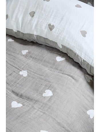 Parure de lit Charme en gaze de coton