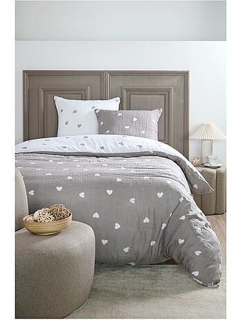 Parure de lit Charme en gaze de coton