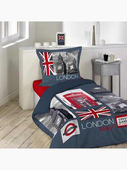 Parure de lit CITY LONDON - Kiabi