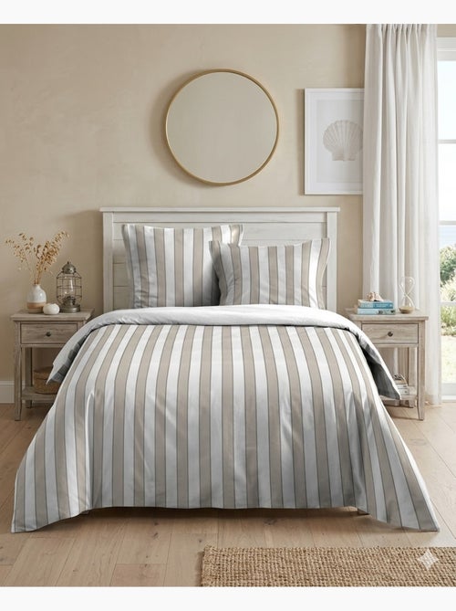 Parure de lit Collection Armel rayée - Kiabi