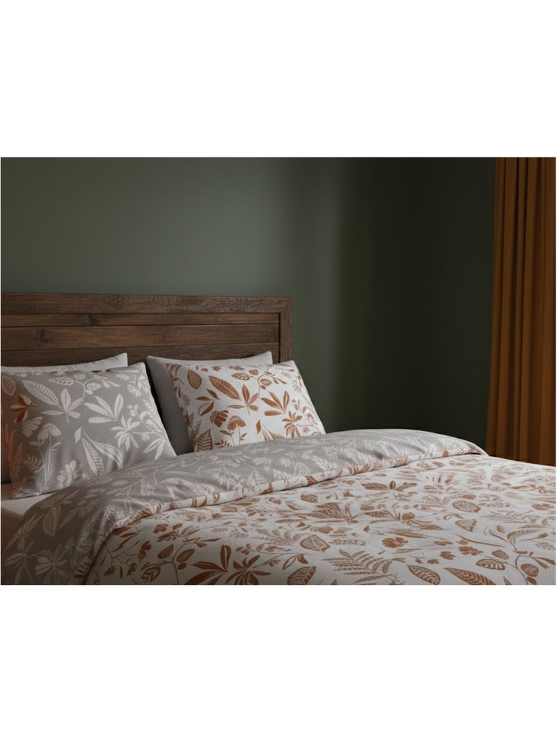 Parure de lit Collection Caylie botanica Blanc - Kiabi