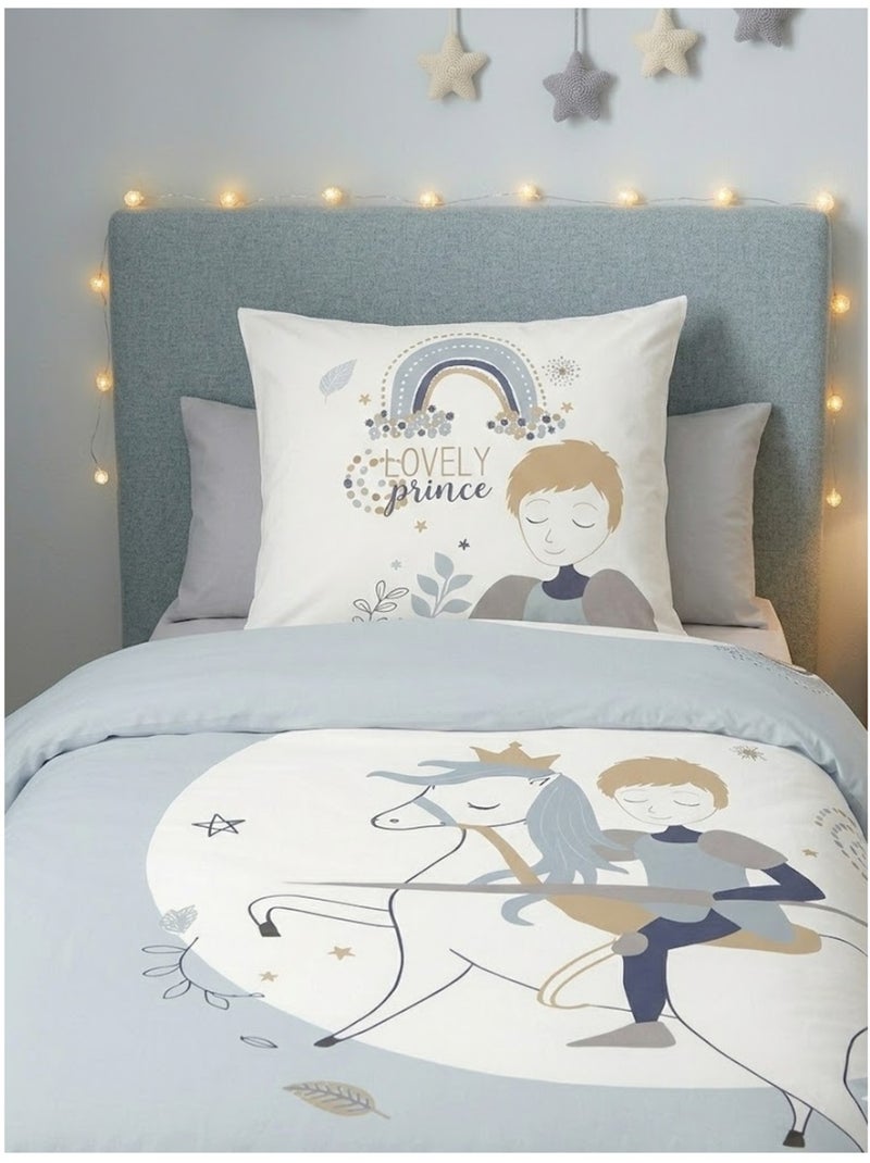 Parure de lit Collection Chevalier Bleu - Kiabi