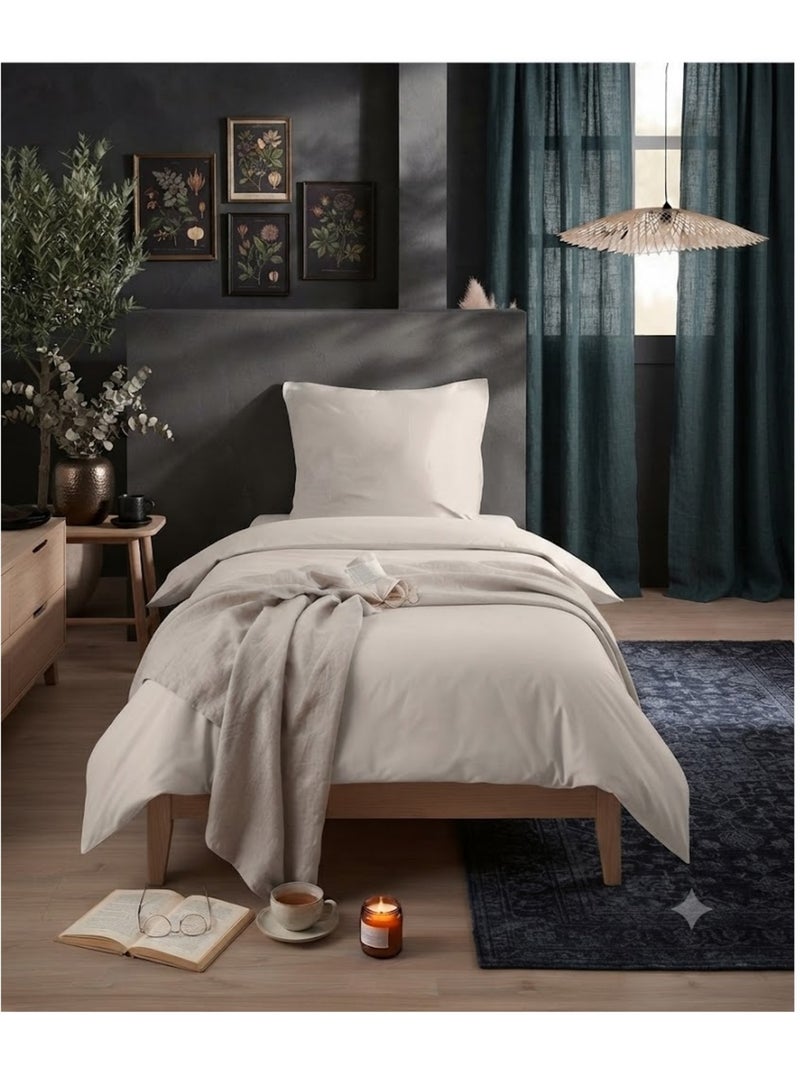 Parure de lit Collection Cocon Beige - Kiabi