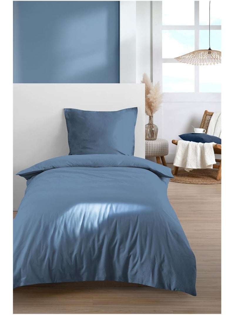 Parure de lit Collection Cocon Bleu - Kiabi