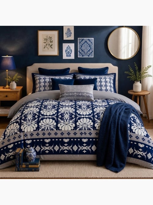 Parure de lit collection folklore - Kiabi Parure de lit collection folklore - Kiabi
