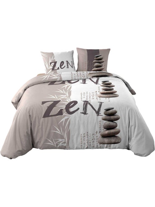 Parure de lit Collection Galets zen - Kiabi