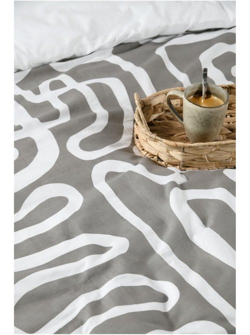 Parure de lit Collection Graphique pinto - Kiabi