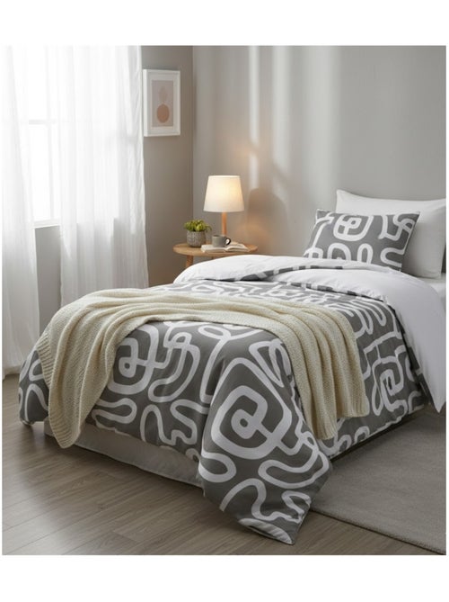 Parure de lit Collection Graphique pinto - Kiabi