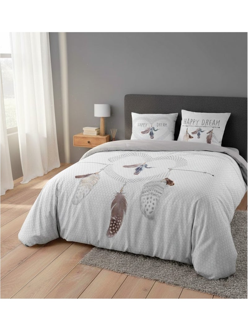 Parure de lit Collection Happy dreams Blanc - Kiabi