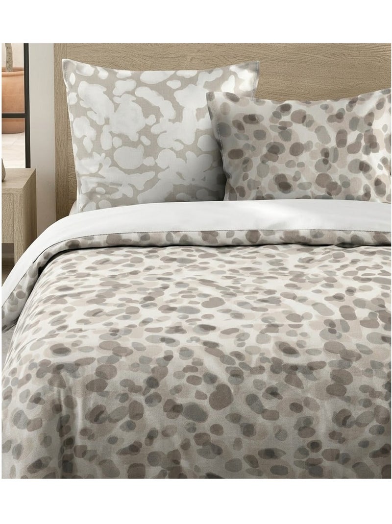 Parure de lit Collection Lago Beige - Kiabi