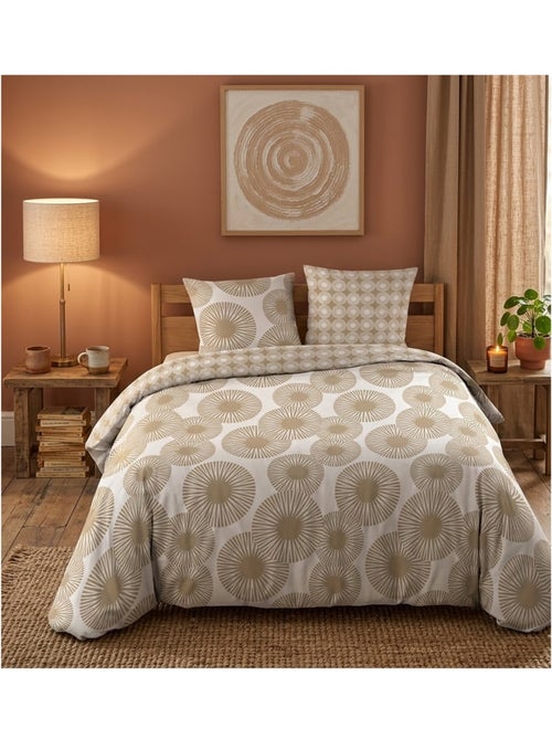 Parure de lit collection nabula fleurie - Kiabi