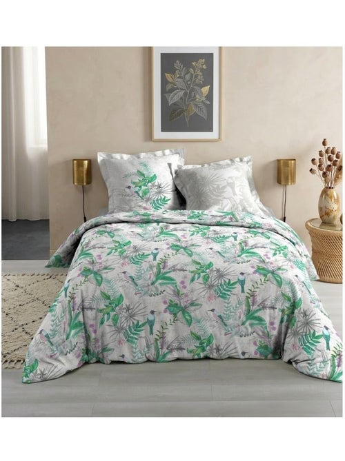 Parure de lit Collection Oiseaux nature - Kiabi Parure de lit Collection Oiseaux nature - Kiabi