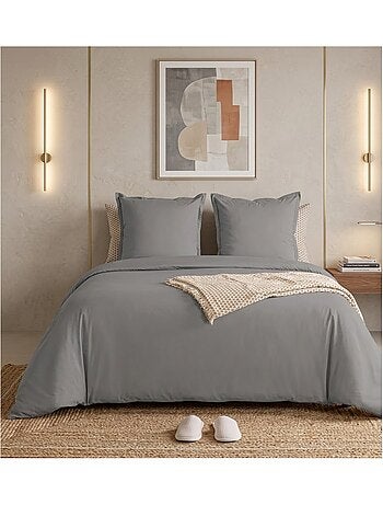 Parure de lit Collection Percale de coton Uni