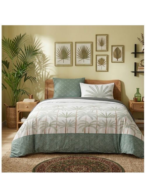 Parure de lit Collection Sous les palmiers - Kiabi Parure de lit Collection Sous les palmiers - Kiabi