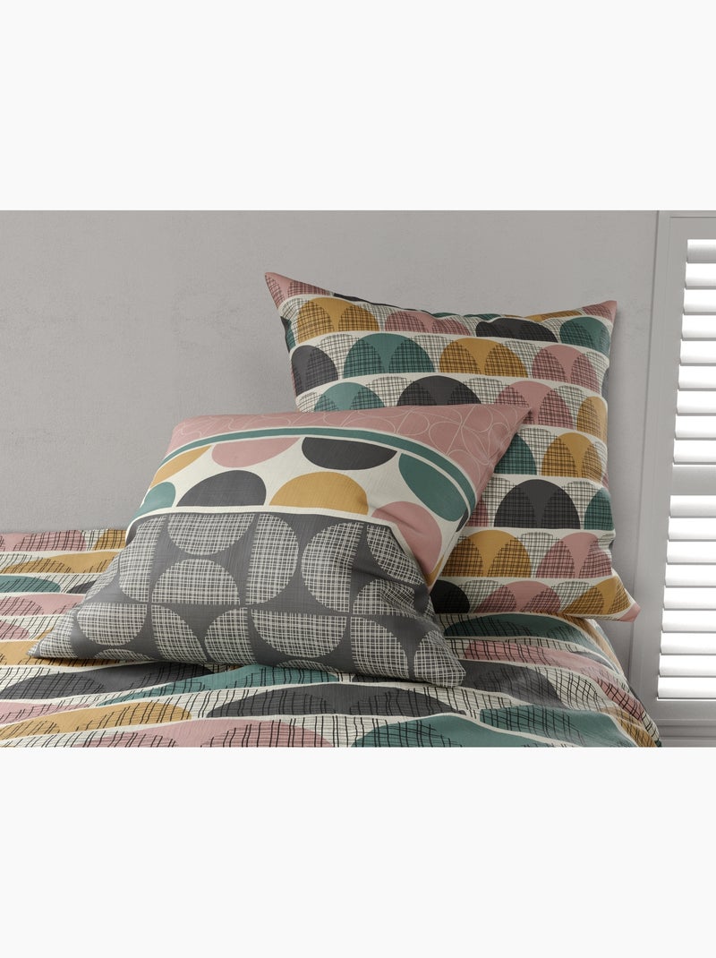 Parure de lit Collection Tanos Blanc - Kiabi