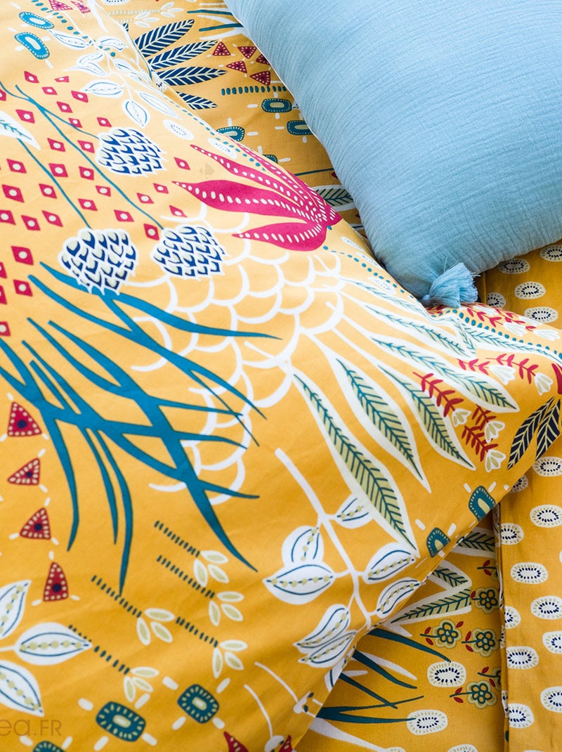 Parure de lit COME Jaune - Kiabi