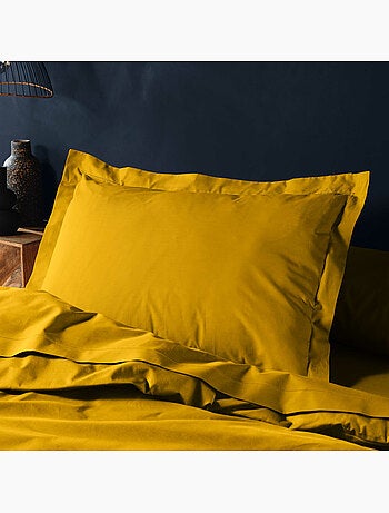 Parure de Lit Complète - 100% Coton 57 Fils - Drap-Housse + 4 Taies