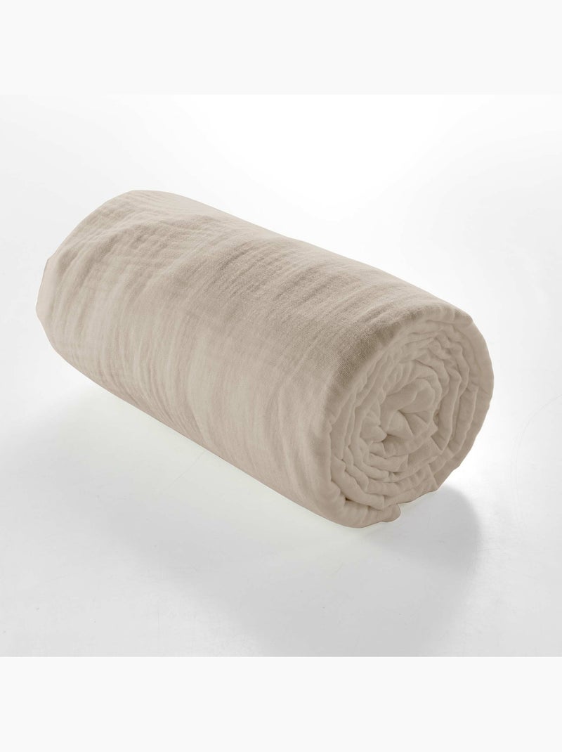 Parure de lit complète – 2 taies 63x63 cm + drap housse Beige - Kiabi