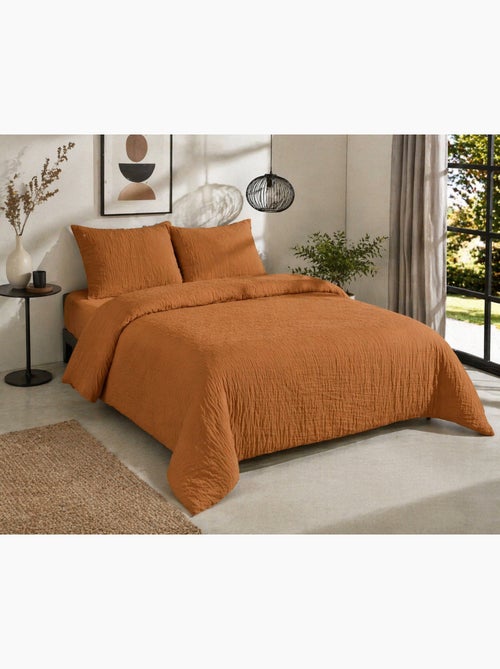 Parure de lit complète – 2 taies 63x63 cm + drap housse - Kiabi