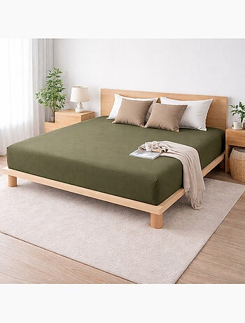 Parure de lit complète – 2 taies 63x63 cm + drap housse