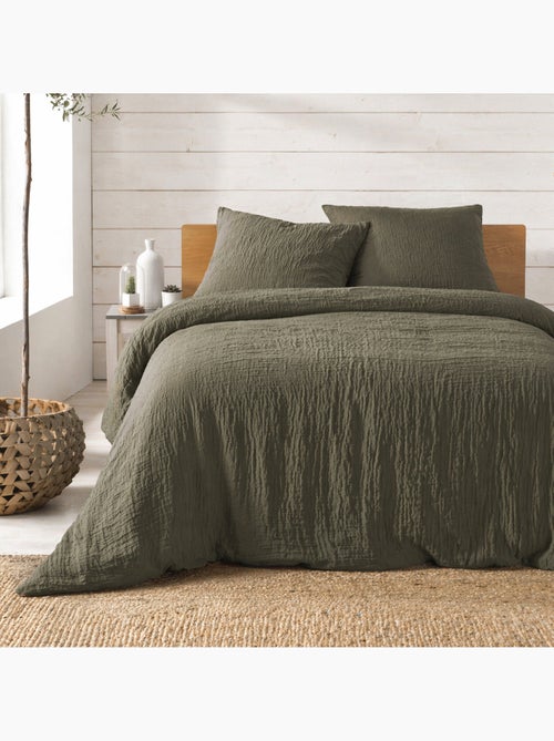 Parure de lit complète – 2 taies 63x63 cm + drap housse - Kiabi
