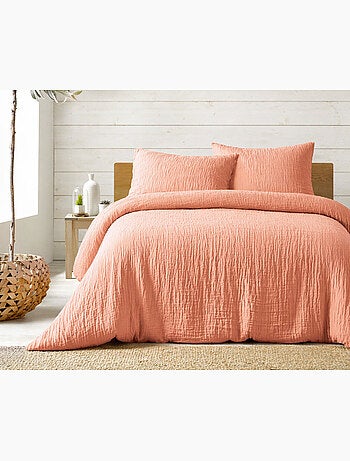 Parure de lit complète – 2 taies 63x63 cm + drap housse