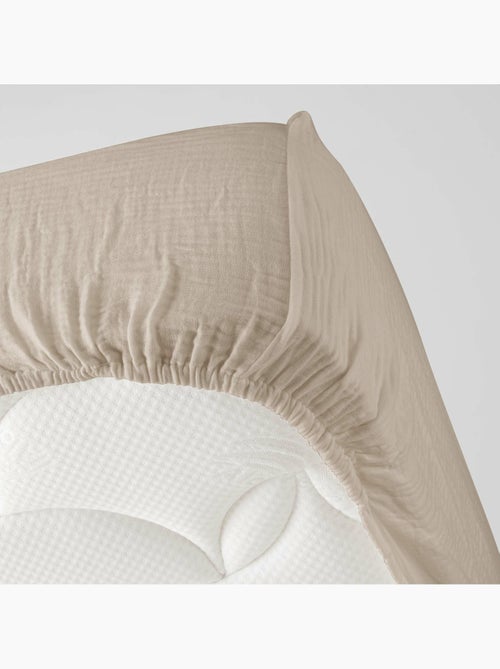 Parure de lit complète – 2 taies 63x63 cm + drap housse - Kiabi Parure de lit complète – 2 taies 63x63 cm + drap housse - Kiabi