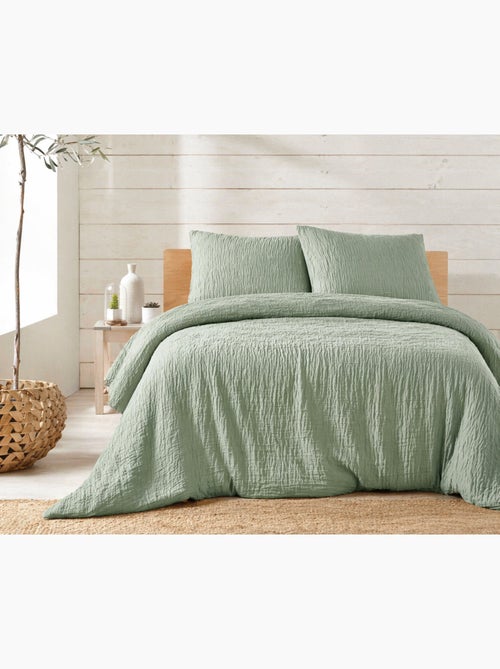 Parure de lit complète – 2 taies 63x63 cm + drap housse - Kiabi