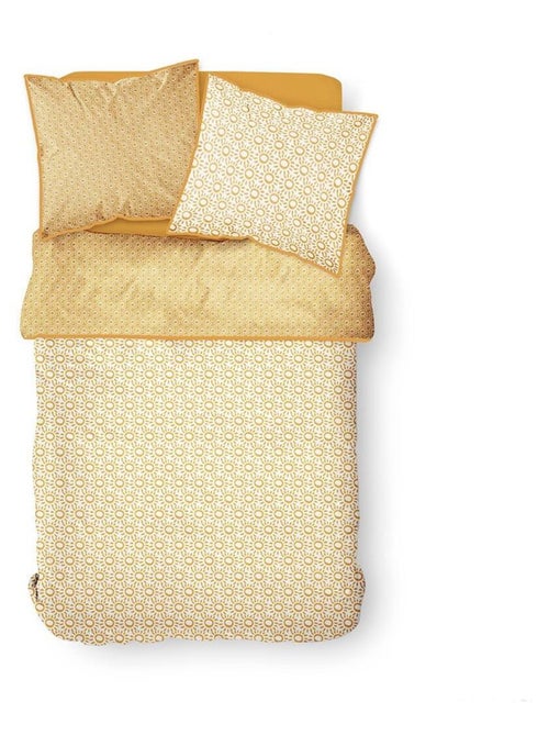 Parure de lit coton 2 personnes imprimé ethnique DESERT CHIK - Kiabi