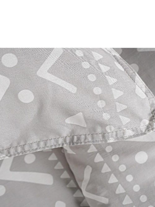 Parure de lit coton 2 personnes imprimé ethnique SUNSHINE - Kiabi Parure de lit coton 2 personnes imprimé ethnique SUNSHINE - Kiabi