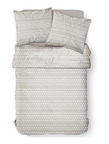 Parure de lit coton 2 personnes imprimé ethnique SUNSHINE
