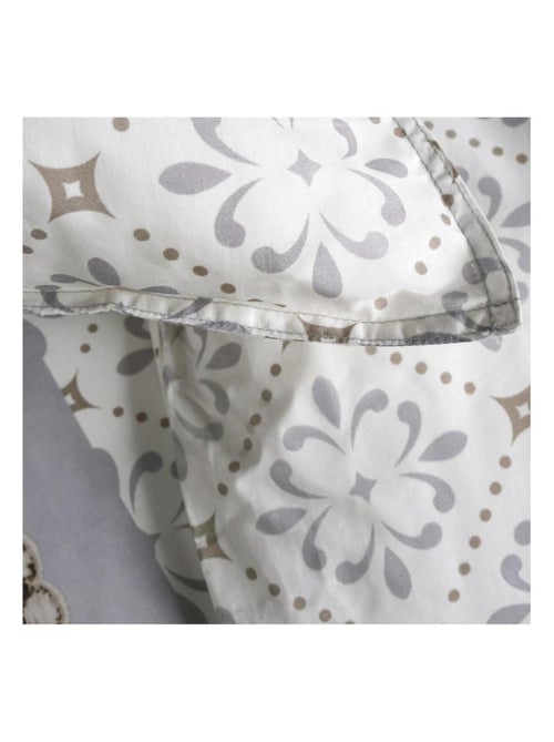 Parure de lit coton 2 personnes imprimé floral SUNSHINE - Kiabi