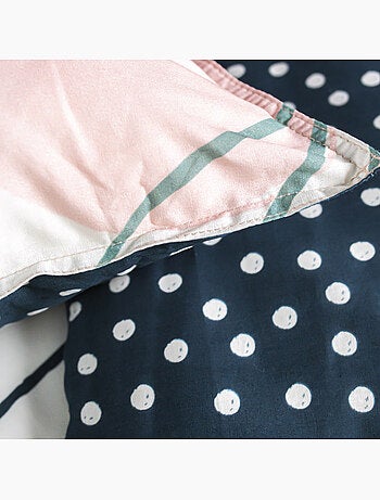Parure de lit coton 2 personnes imprimé floral SUNSHINE